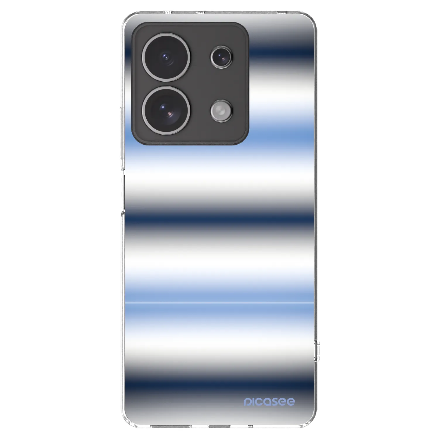 Picasee silikonski prozorni ovitek za Xiaomi Redmi Note 13 4G - Static Lines
