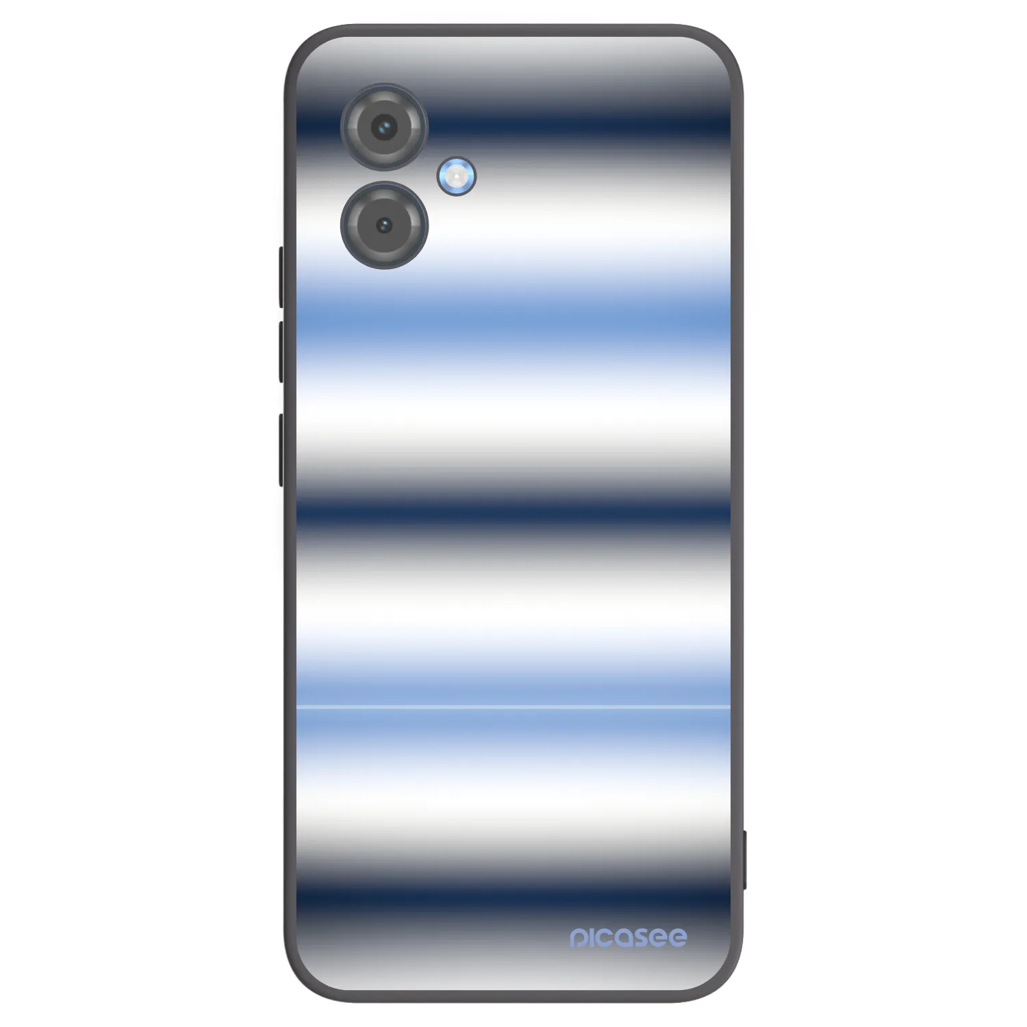 Picasee silikonski črni ovitek za Motorola Moto G14 - Static Lines