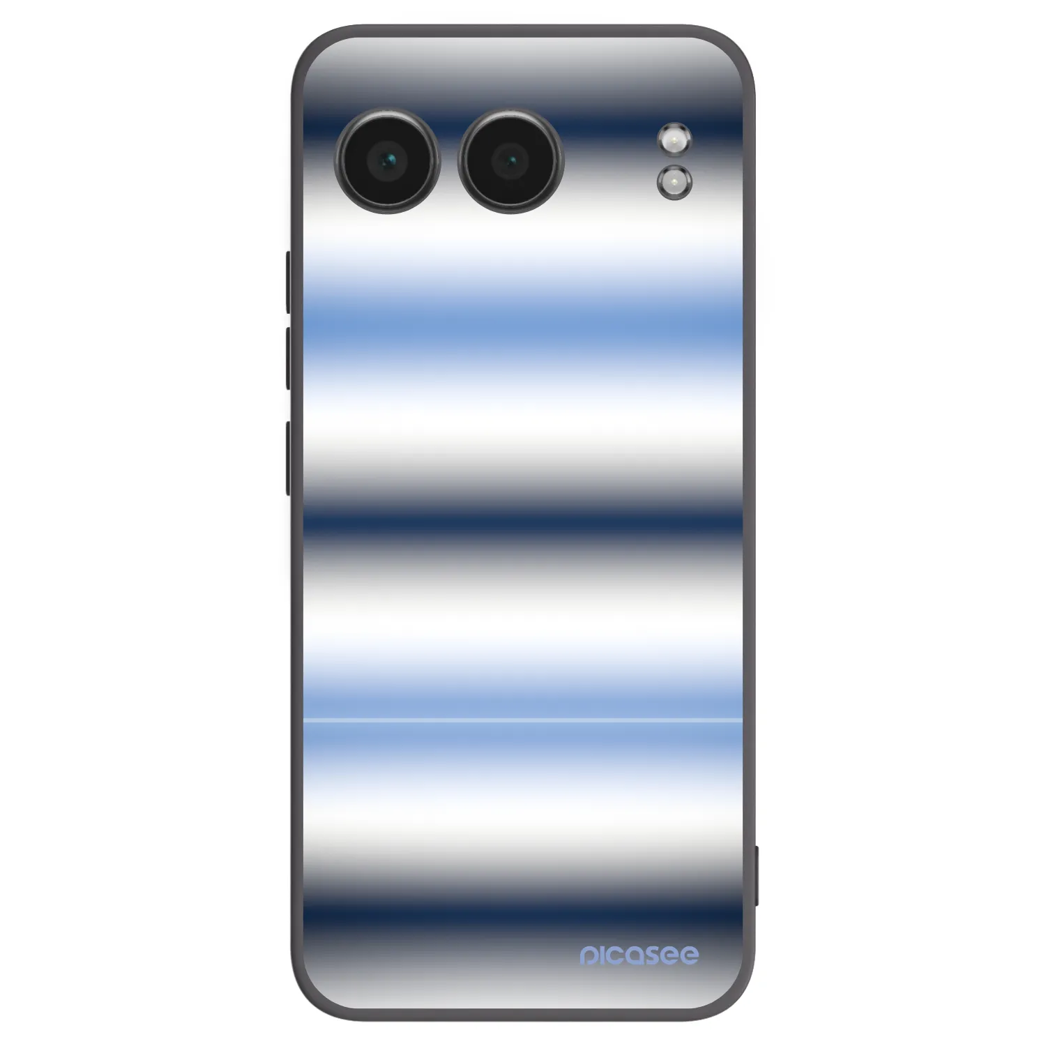 Picasee silikonski črni ovitek za OnePlus Nord 4 - Static Lines