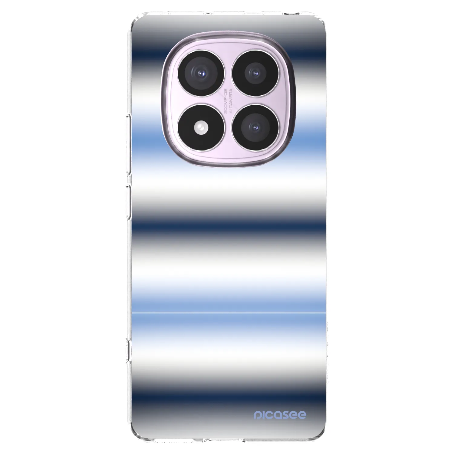 Picasee silikonski prozorni ovitek za Xiaomi Redmi Note 14 Pro 5G - Static Lines