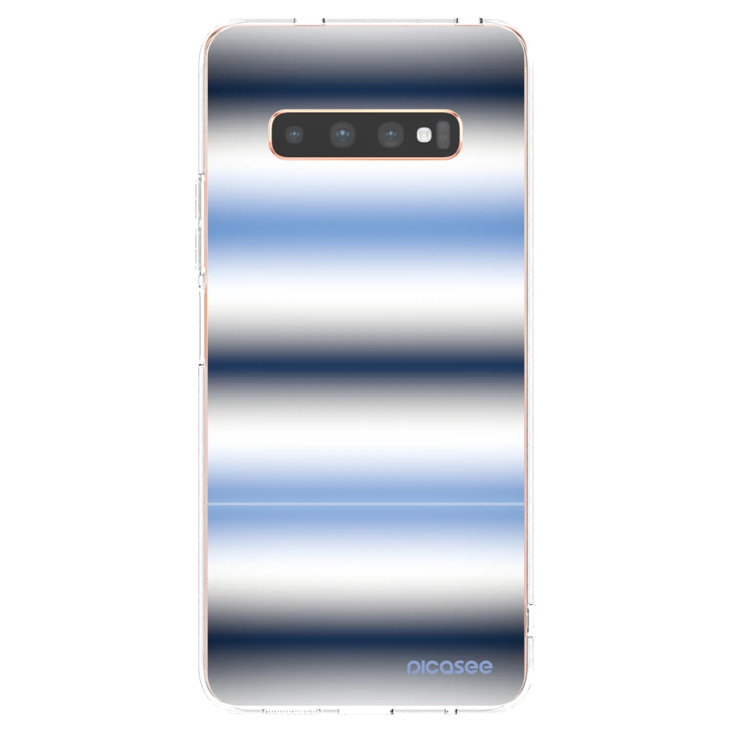 Picasee silikonski prozorni ovitek za Samsung Galaxy S10 Plus G975 - Static Lines