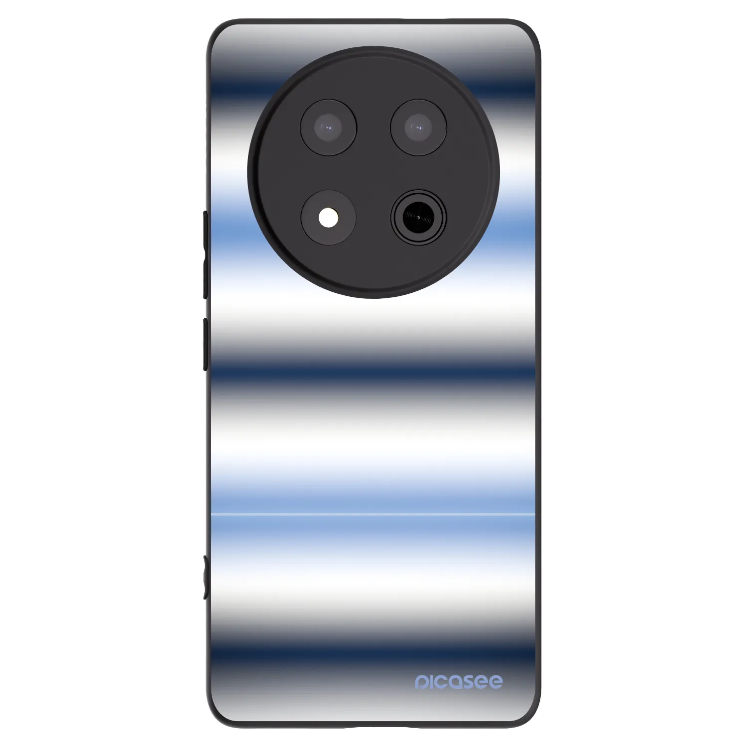 Picasee silikonski črni ovitek za Honor Magic7 Lite 5G - Static Lines