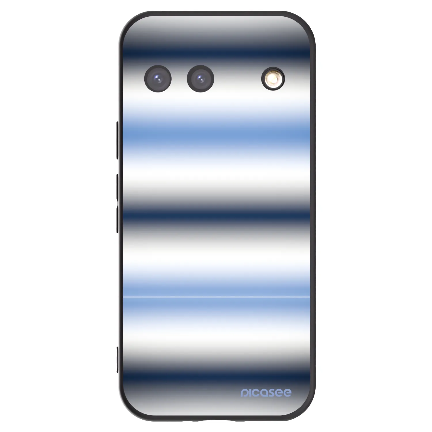 Picasee silikonski črni ovitek za Google Pixel 9 - Static Lines