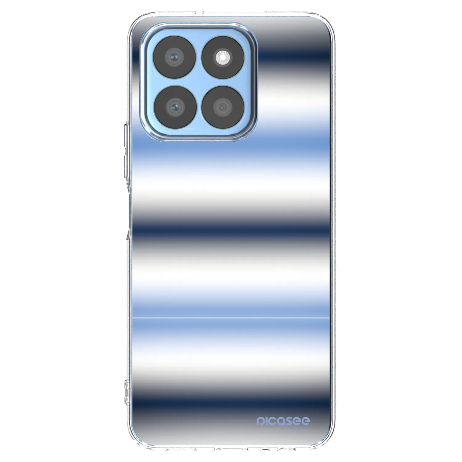 Picasee silikonski prozorni ovitek za Honor X8c - Static Lines