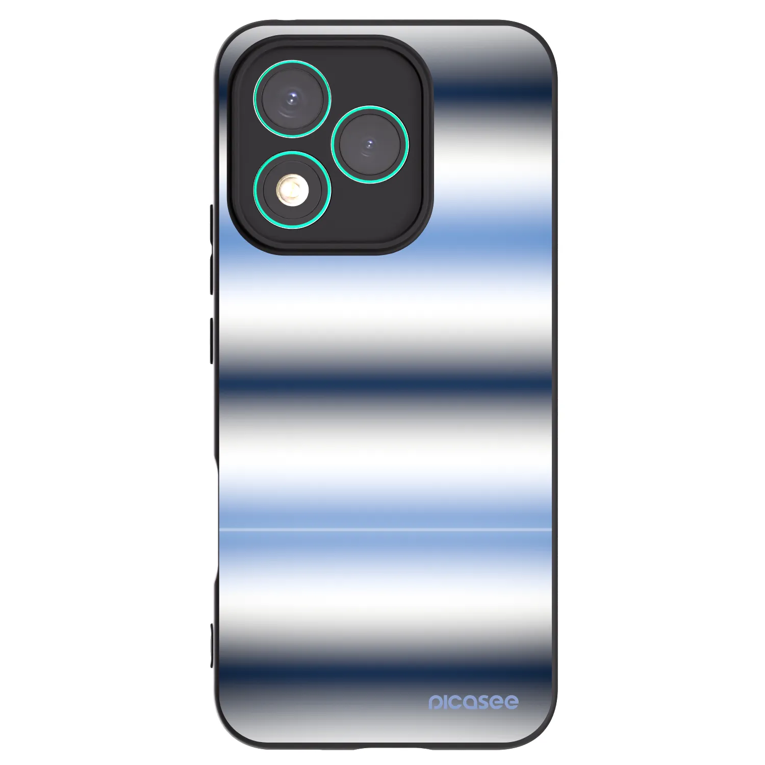 Picasee silikonski črni ovitek za Honor 400 Lite 5G - Static Lines