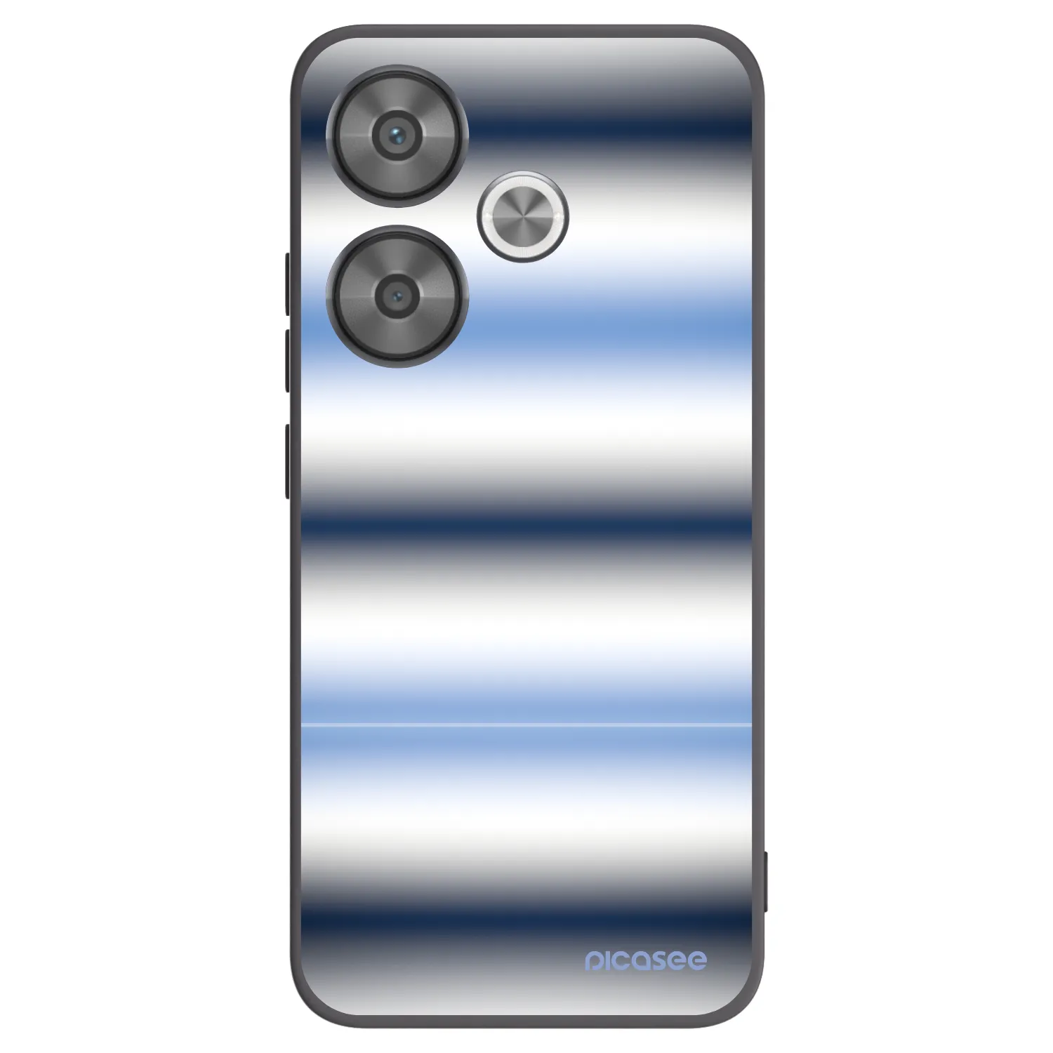 Picasee silikonski črni ovitek za Xiaomi Poco F6 - Static Lines