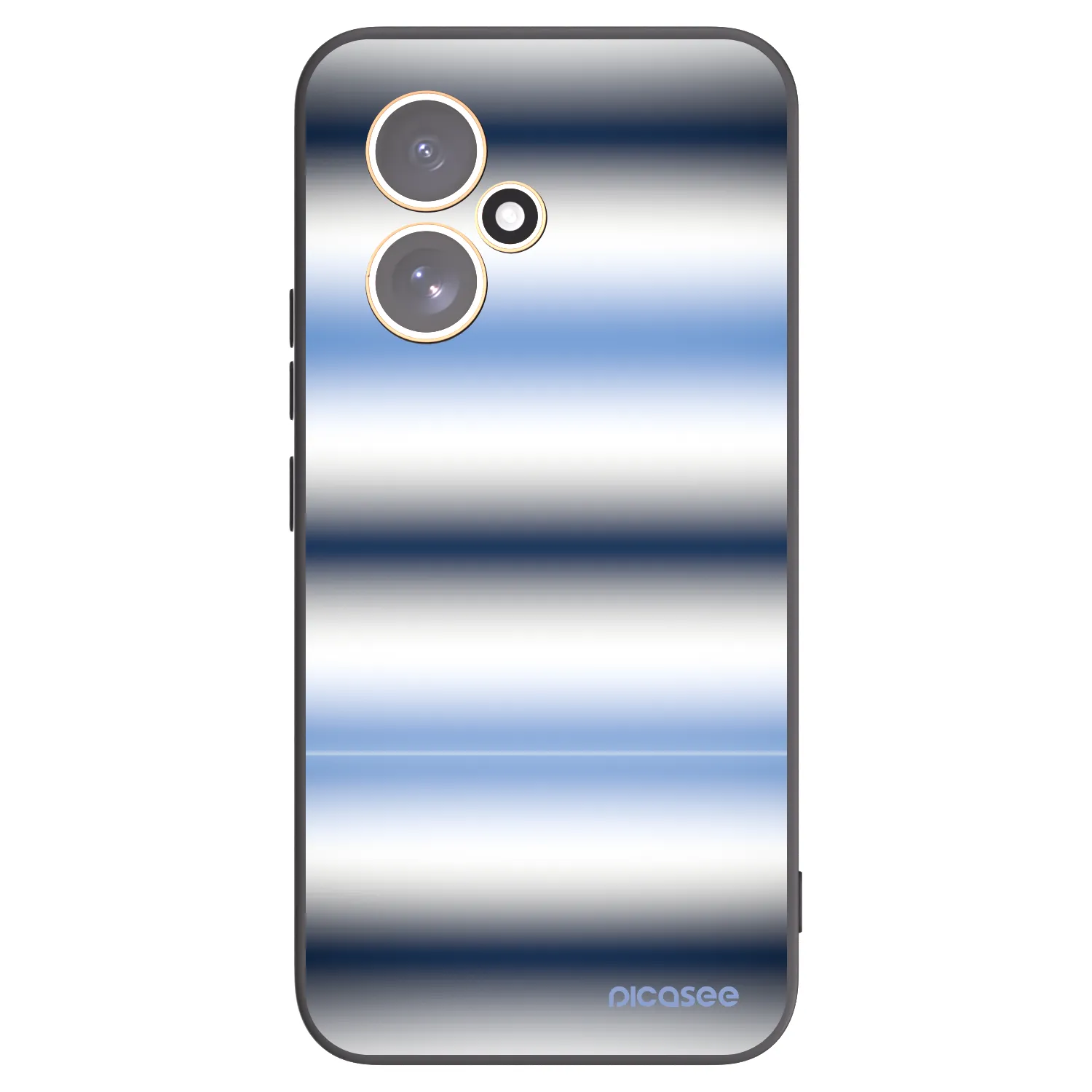 Picasee silikonski črni ovitek za Honor 400 5G - Static Lines