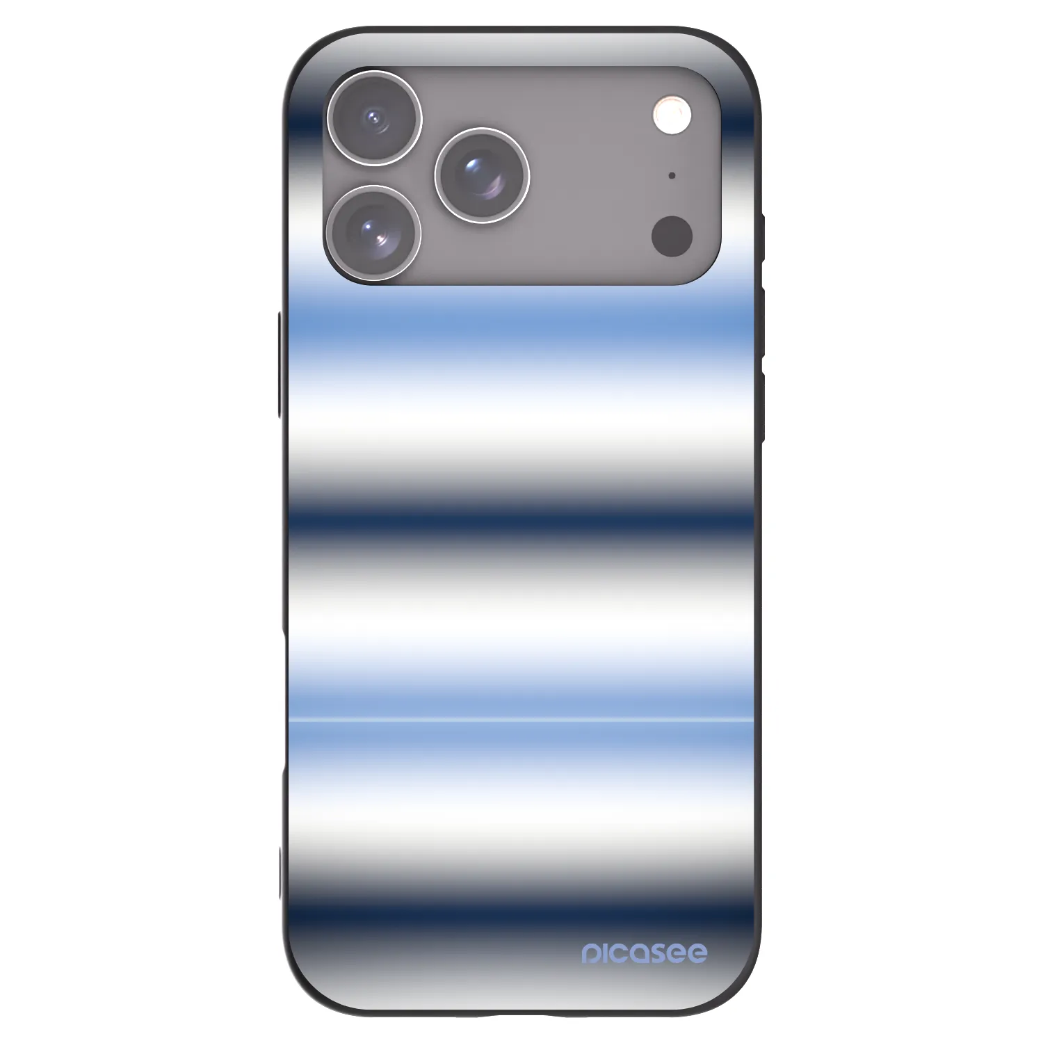 Picasee silikonski črni ovitek za Apple iPhone 17 Pro Max - Static Lines