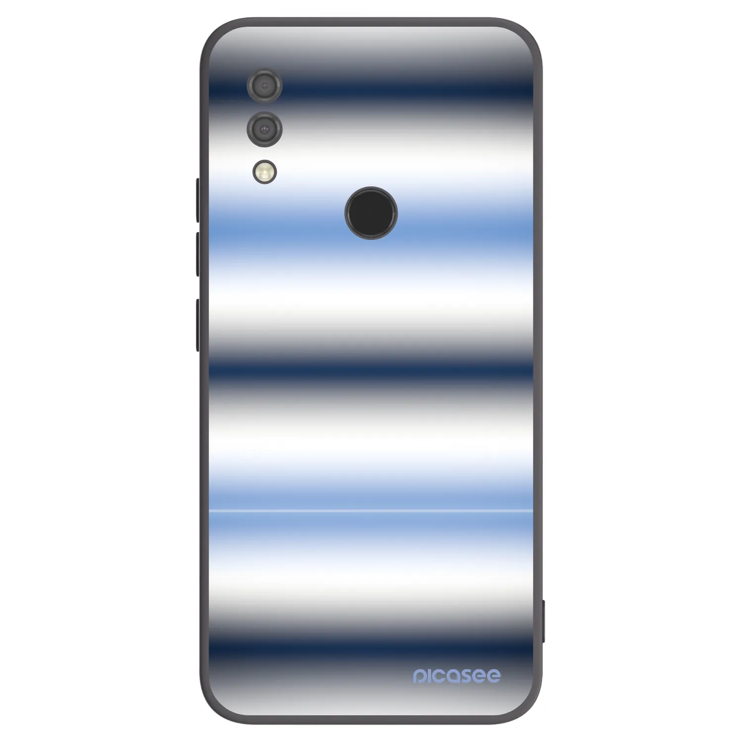 Picasee silikonski črni ovitek za Xiaomi Redmi 7 - Static Lines