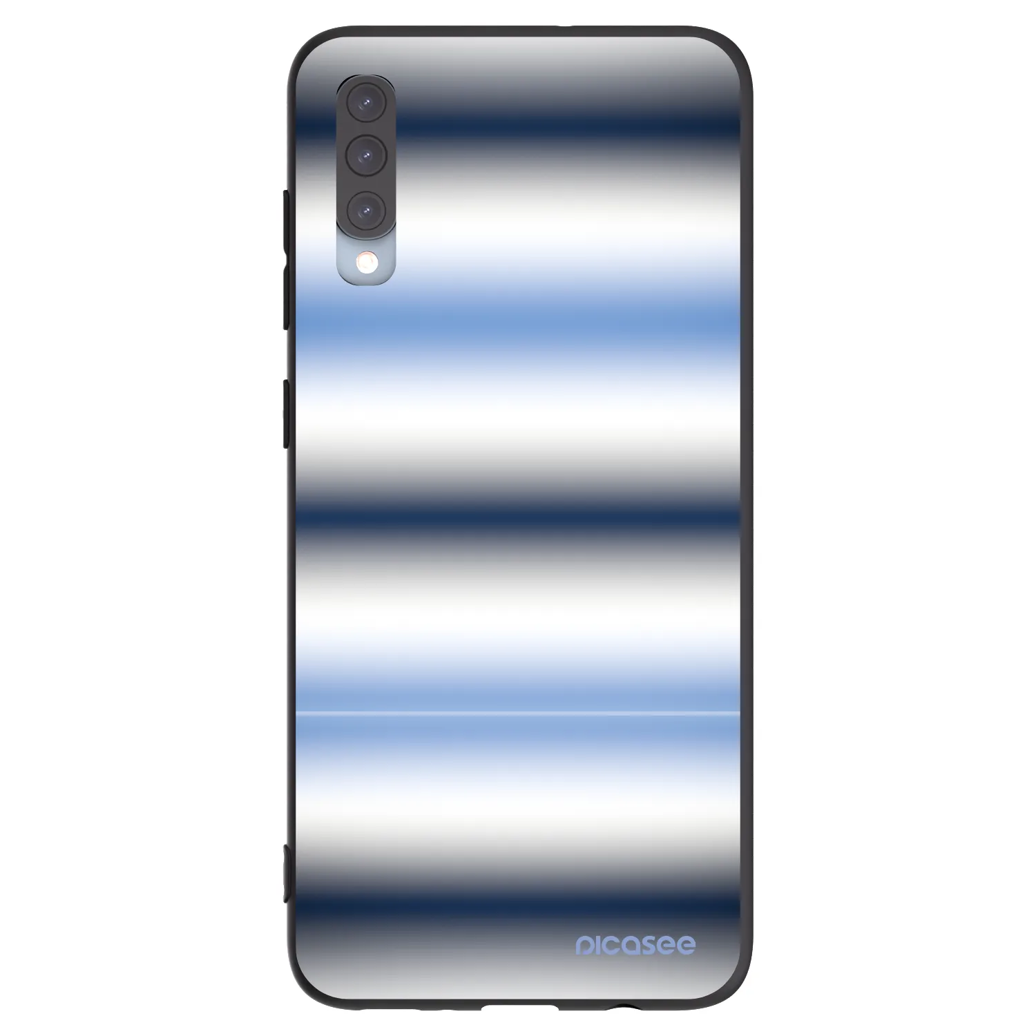 Picasee silikonski črni ovitek za Samsung Galaxy A70 A705F - Static Lines