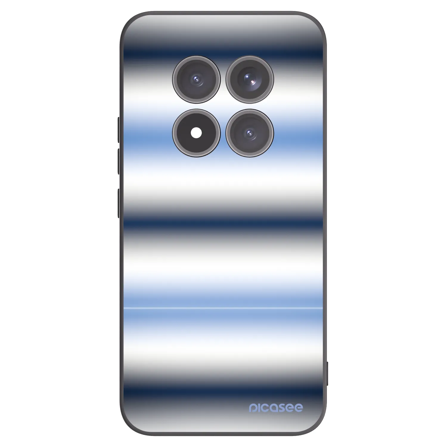 Picasee silikonski črni ovitek za Xiaomi Redmi Note 15 Pro+ - Static Lines