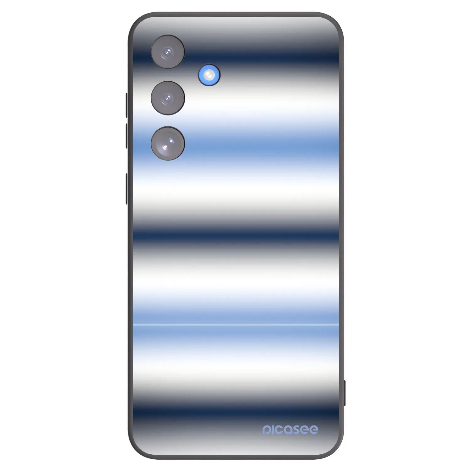 Picasee silikonski črni ovitek za Samsung Galaxy S25 FE 5G - Static Lines