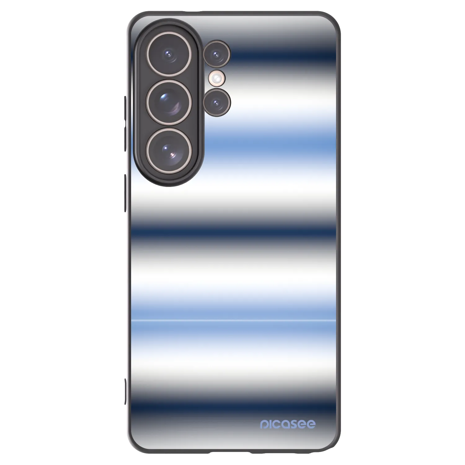 Picasee silikonski črni ovitek za Samsung Galaxy S26 Ultra - Static Lines