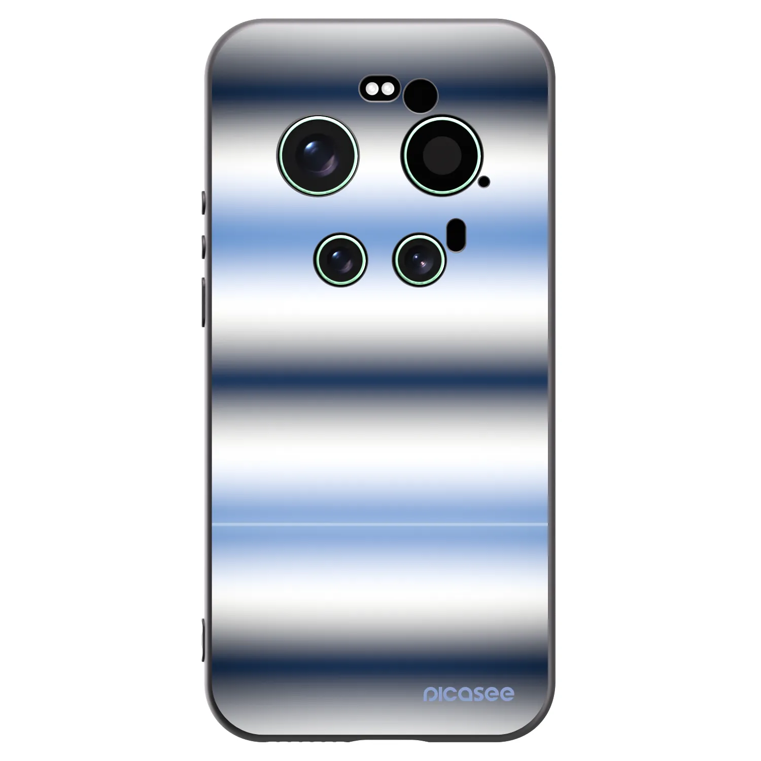 Picasee silikonski črni ovitek za Xiaomi 17 Ultra - Static Lines