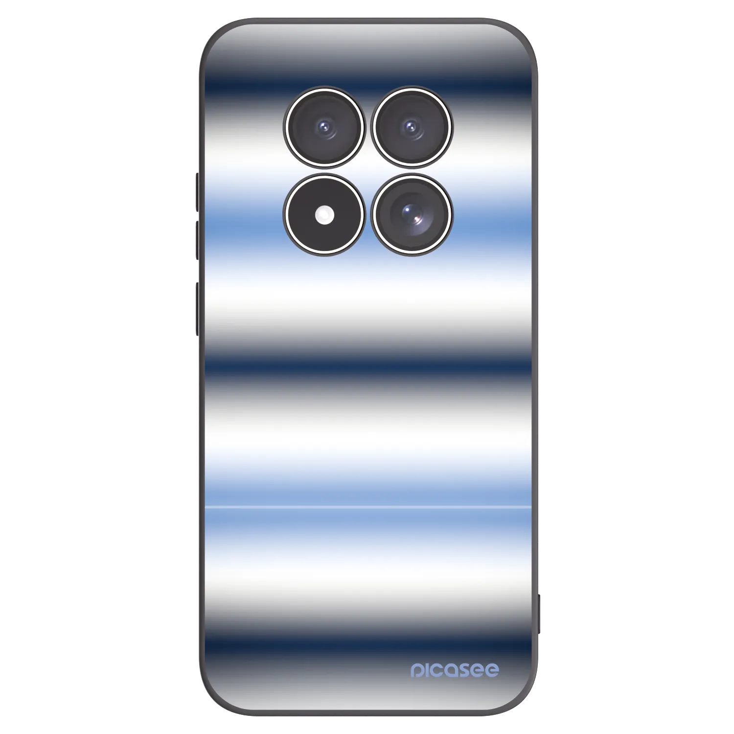 Picasee silikonski črni ovitek za Xiaomi Redmi Note 15 Pro 5G - Static Lines