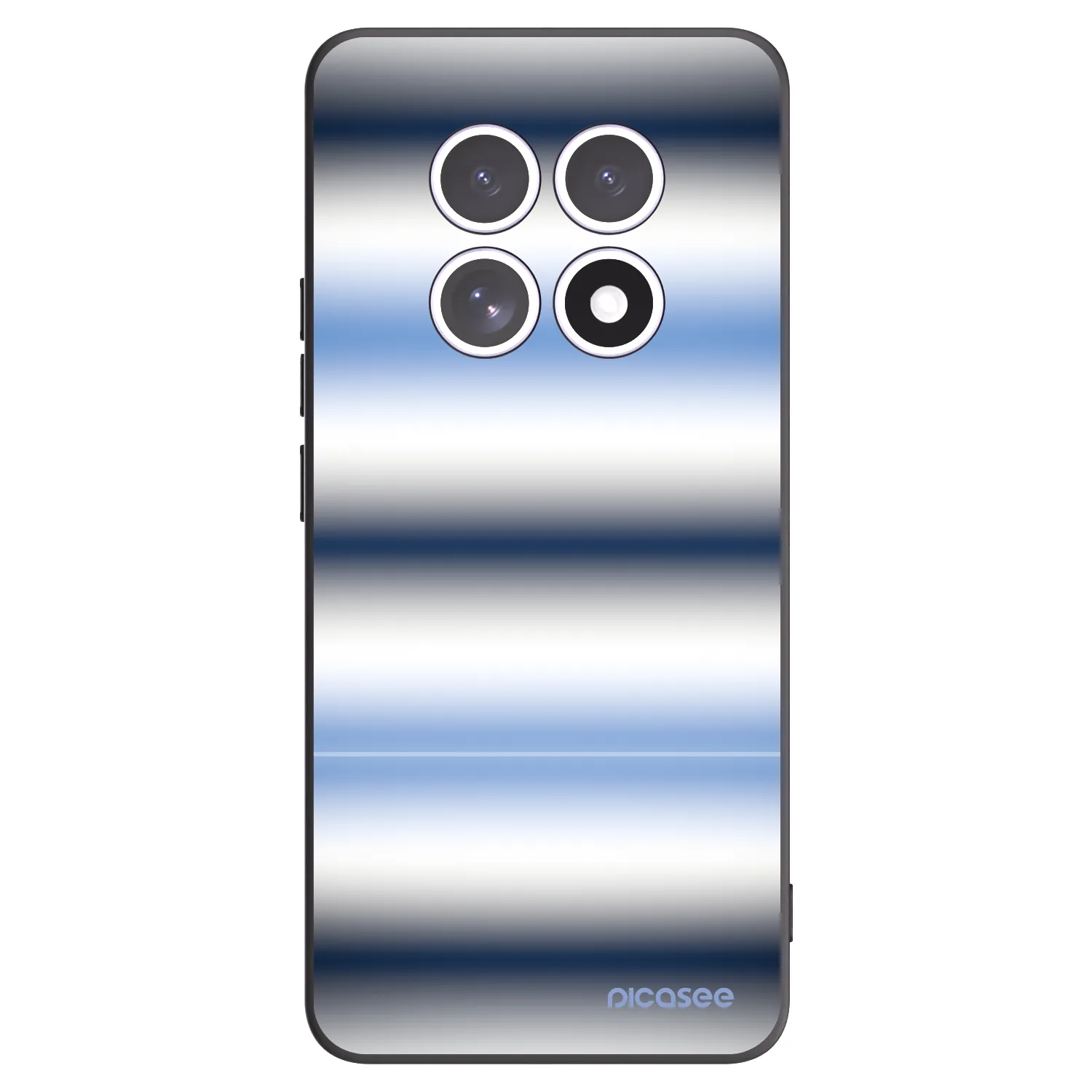 Picasee silikonski črni ovitek za Xiaomi Redmi Note 15 5G - Static Lines