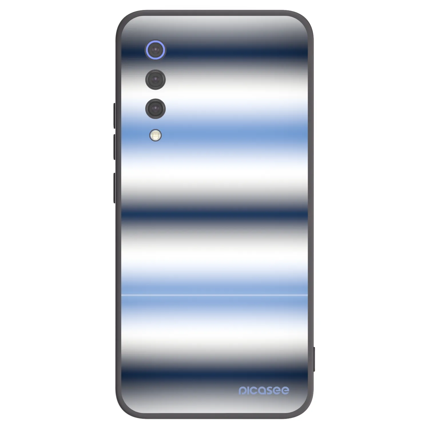 Picasee silikonski črni ovitek za Xiaomi Mi 9 SE - Static Lines