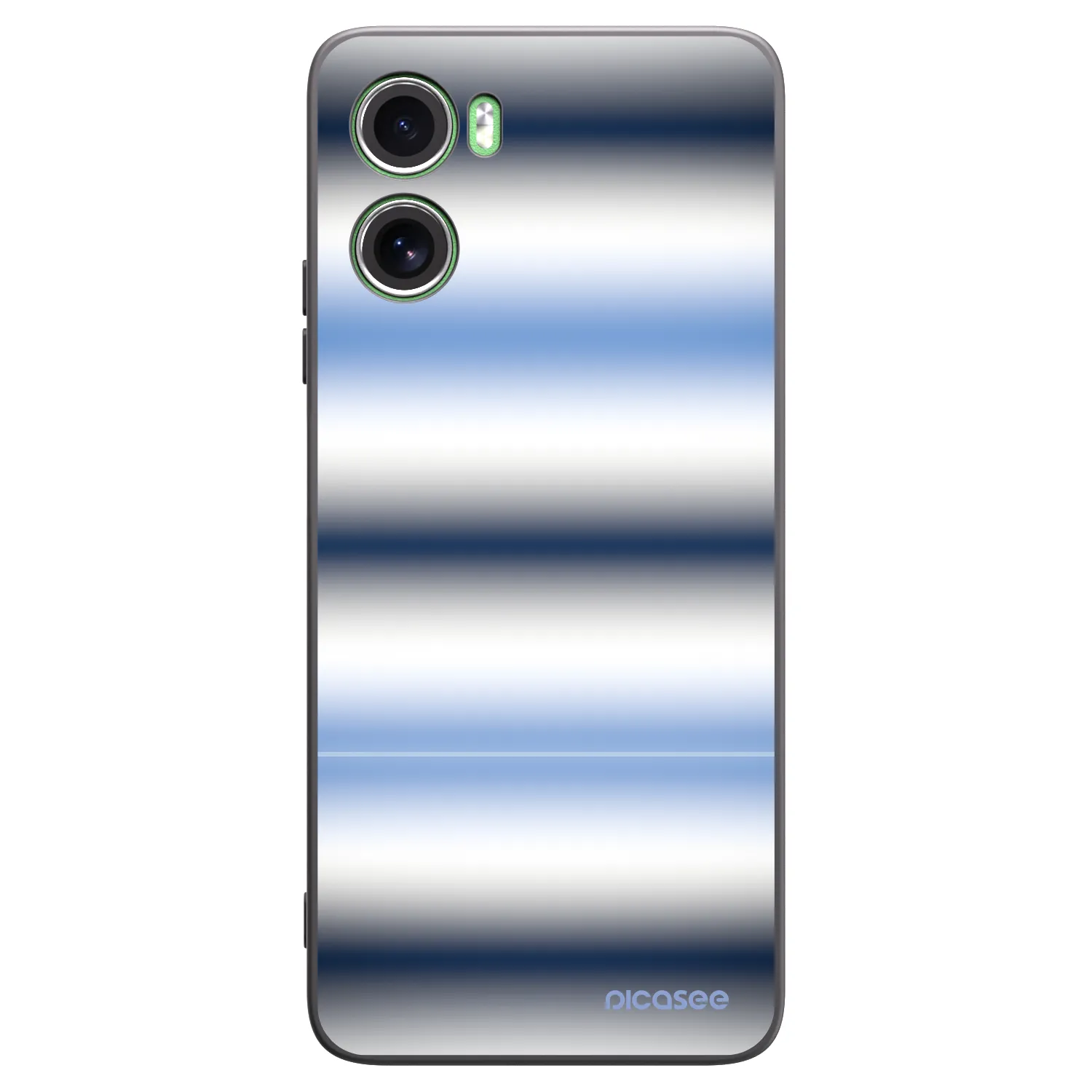 Picasee silikonski črni ovitek za Motorola Moto G06 - Static Lines