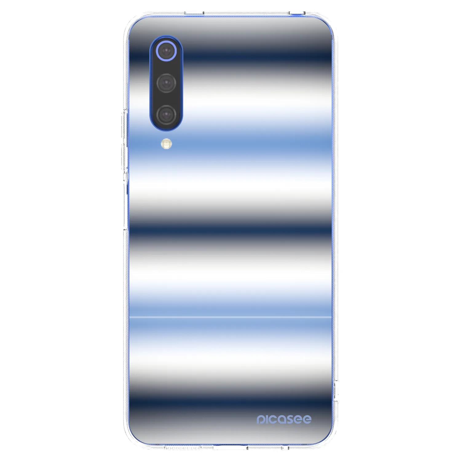 Picasee silikonski prozorni ovitek za Xiaomi Mi 9 SE - Static Lines