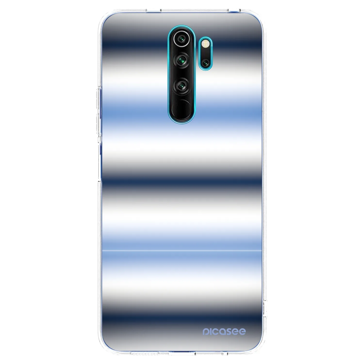 Picasee silikonski prozorni ovitek za Xiaomi Redmi Note 8 Pro - Static Lines