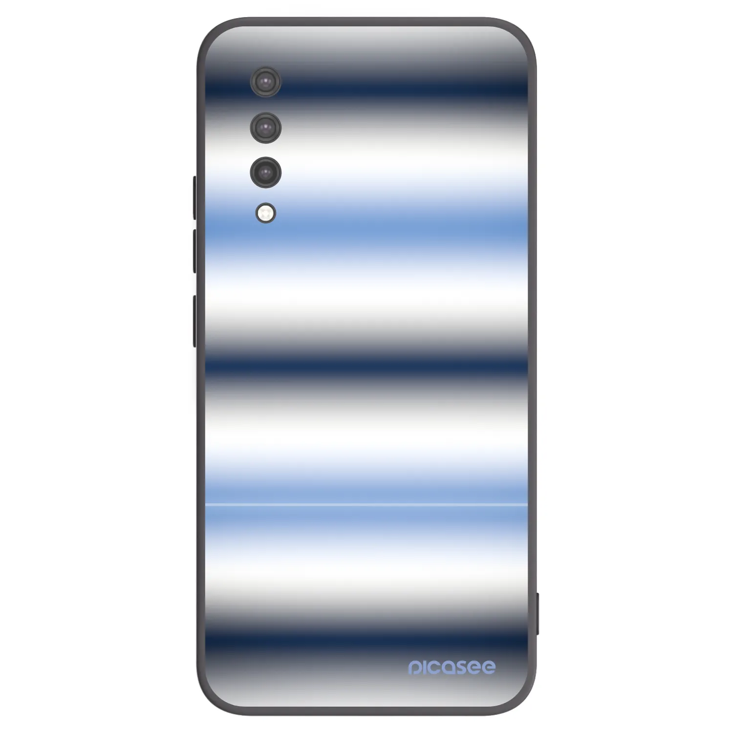 Picasee silikonski črni ovitek za Xiaomi Mi 9 Lite - Static Lines