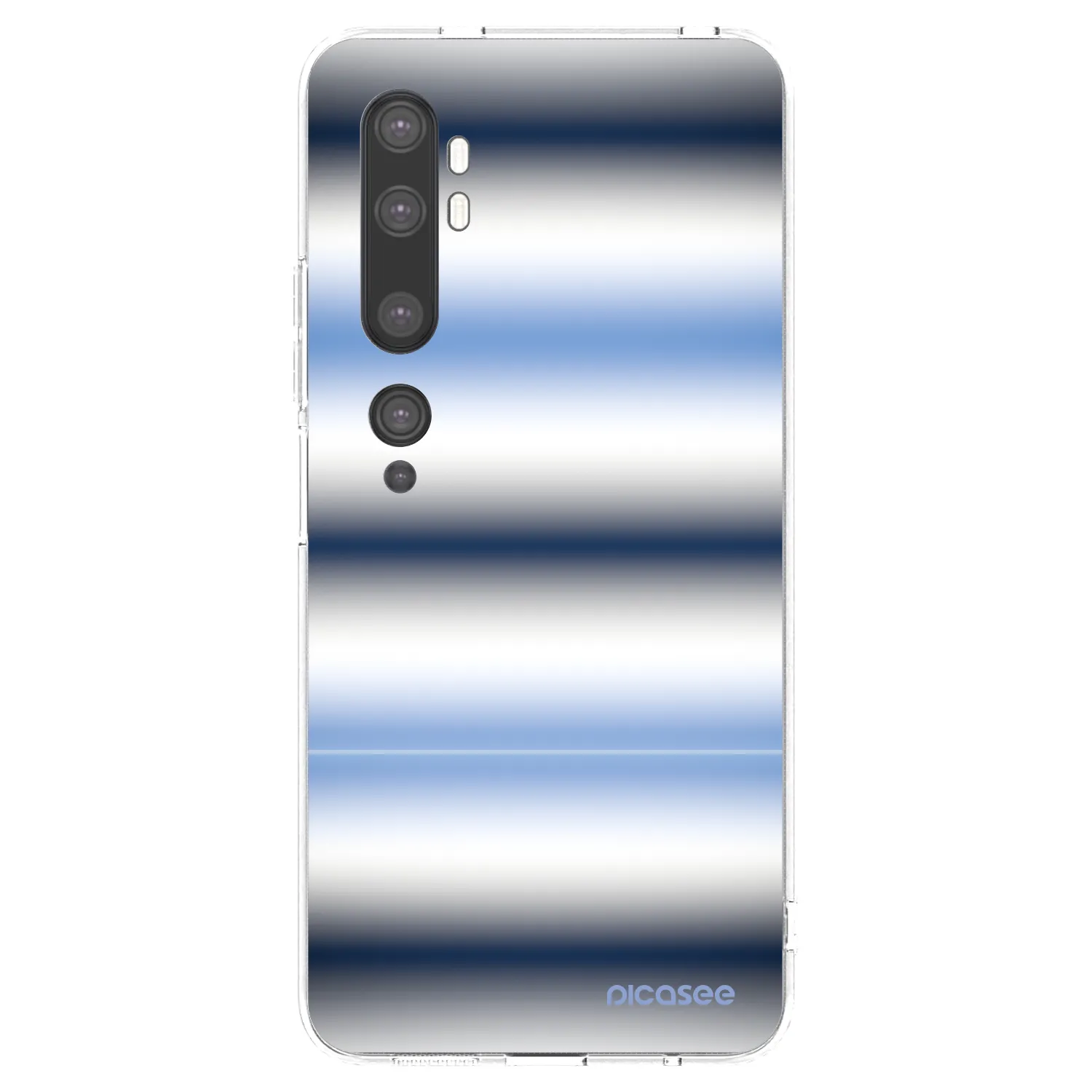 Picasee silikonski prozorni ovitek za Xiaomi Mi Note 10 (Pro) - Static Lines