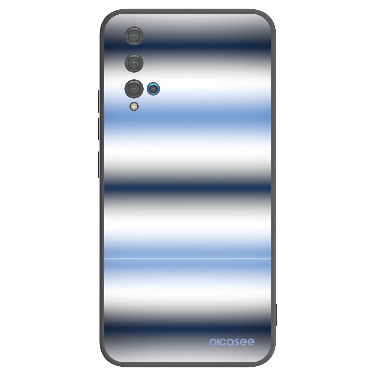 Picasee silikonski črni ovitek za Huawei Nova 5T - Static Lines