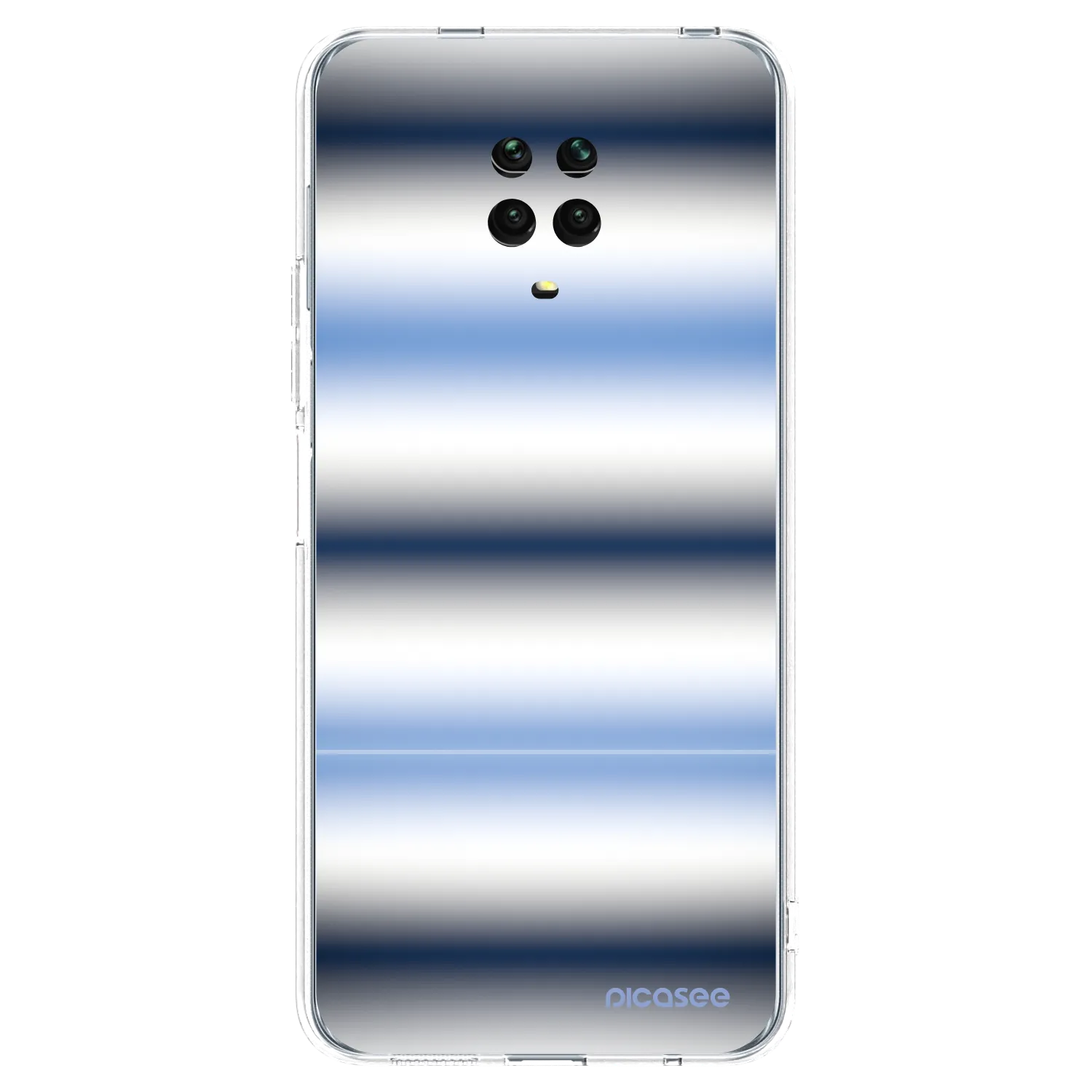 Picasee silikonski prozorni ovitek za Xiaomi Redmi Note 9 Pro - Static Lines