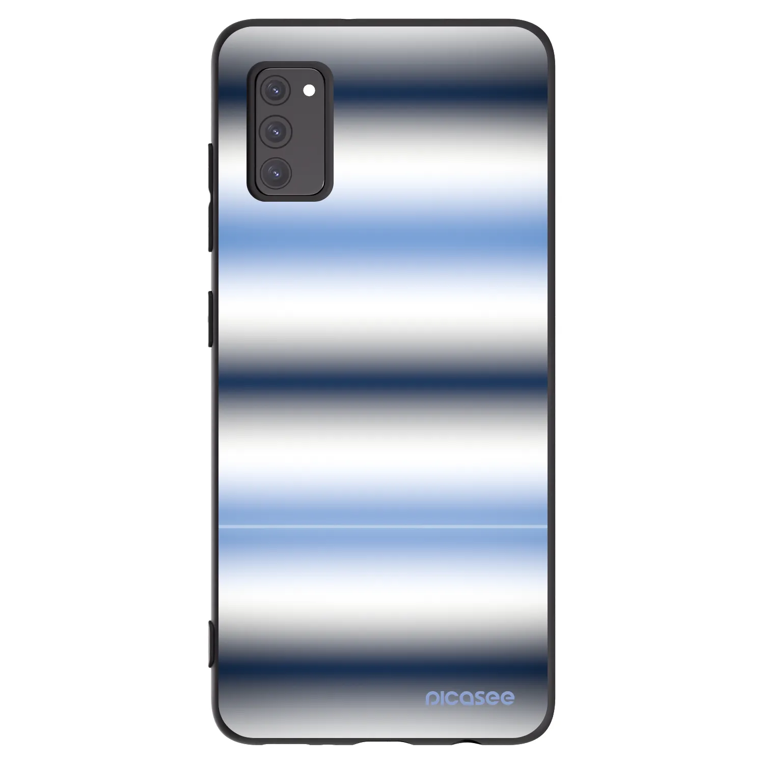 Picasee silikonski črni ovitek za Samsung Galaxy A41 A415F - Static Lines