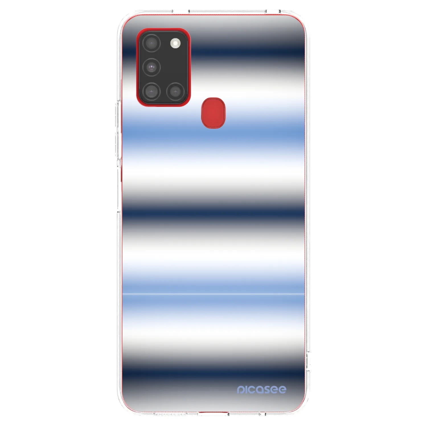 Picasee silikonski prozorni ovitek za Samsung Galaxy A21s - Static Lines