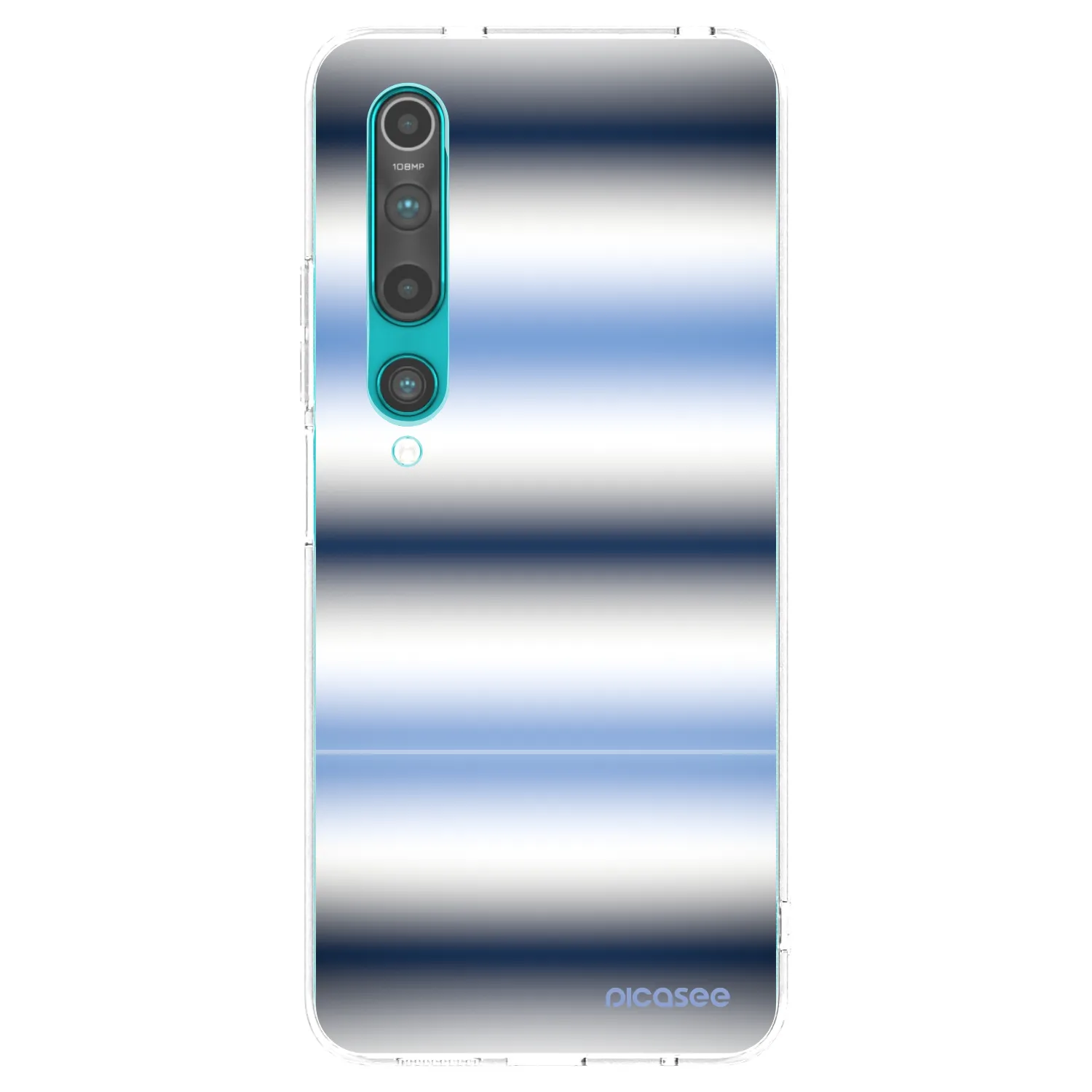 Picasee silikonski prozorni ovitek za Xiaomi Mi 10 - Static Lines