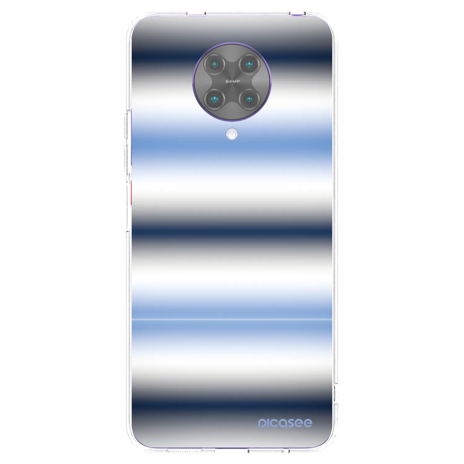Picasee silikonski prozorni ovitek za Xiaomi Poco F2 Pro - Static Lines