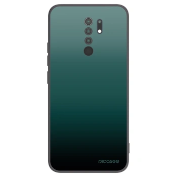 Picasee silikonski črni ovitek za Xiaomi Redmi 9 - Verdant Fade