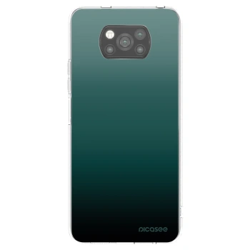 Picasee silikonski črni ovitek za Xiaomi Poco X3 - Verdant Fade
