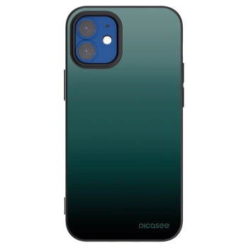 Picasee silikonski črni ovitek za Apple iPhone 12 mini - Verdant Fade