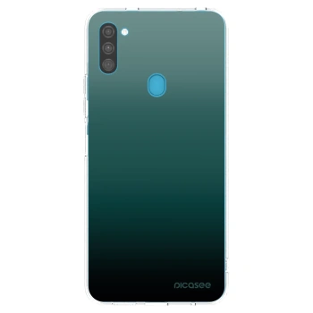 Picasee silikonski prozorni ovitek za Samsung Galaxy M11 - Verdant Fade