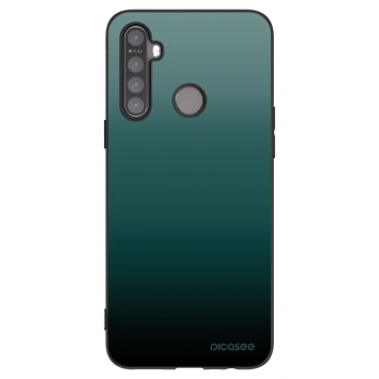 Picasee silikonski črni ovitek za Realme 6i - Verdant Fade