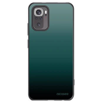 Picasee silikonski črni ovitek za Xiaomi Redmi Note 10 - Verdant Fade