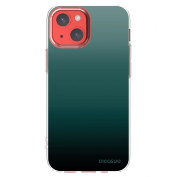 Picasee silikonski prozorni ovitek za Apple iPhone 13 mini - Verdant Fade