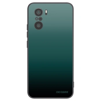 Picasee silikonski črni ovitek za Xiaomi Poco F3 - Verdant Fade