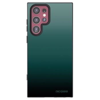 Picasee silikonski črni ovitek za Samsung Galaxy S22 Ultra 5G - Verdant Fade