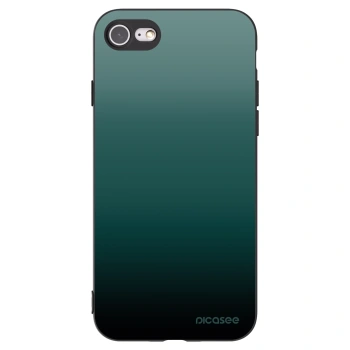 Picasee silikonski črni ovitek za Apple iPhone SE 2022 - Verdant Fade