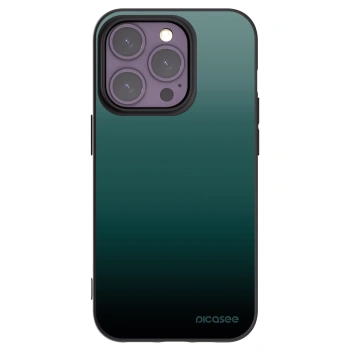 Picasee silikonski črni ovitek za Apple iPhone 14 Pro - Verdant Fade