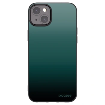 Picasee silikonski črni ovitek za Apple iPhone 15 Plus - Verdant Fade