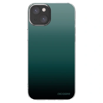 Picasee silikonski prozorni ovitek za Apple iPhone 15 Plus - Verdant Fade