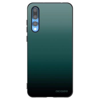 Picasee silikonski črni ovitek za Huawei P20 Pro - Verdant Fade