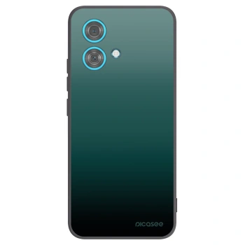 Picasee silikonski črni ovitek za Motorola Edge 40 Neo - Verdant Fade