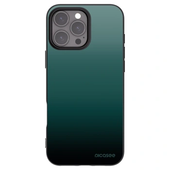Picasee silikonski črni ovitek za Apple iPhone 16 Pro Max - Verdant Fade
