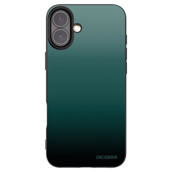Picasee silikonski črni ovitek za Apple iPhone 16 Plus - Verdant Fade