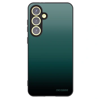 Picasee silikonski črni ovitek za Samsung Galaxy S24 FE S721B - Verdant Fade